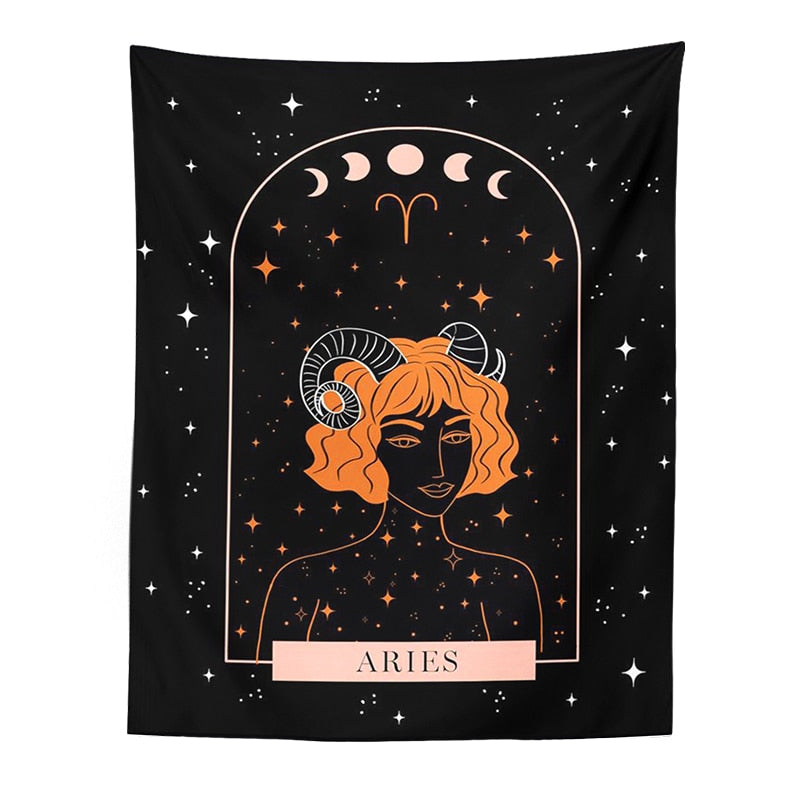 Divine Feminine ASTROLOGY Tapestry