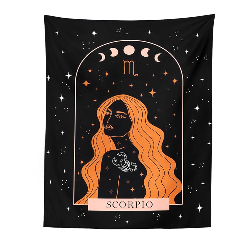 Divine Feminine ASTROLOGY Tapestry