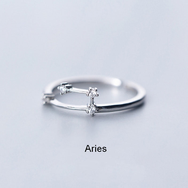 Constellation Zodiac Ring - Cubic Zirconia