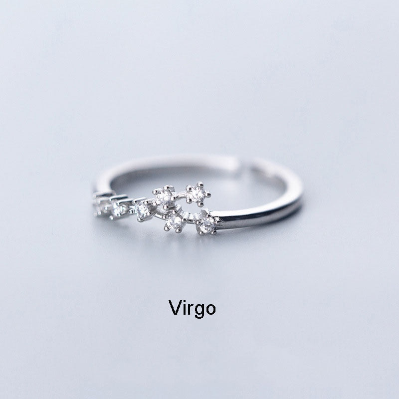 Constellation Zodiac Ring - Cubic Zirconia