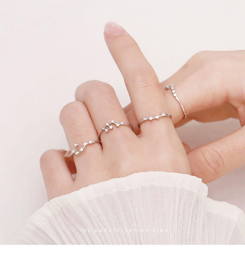 Constellation Zodiac Ring - Cubic Zirconia