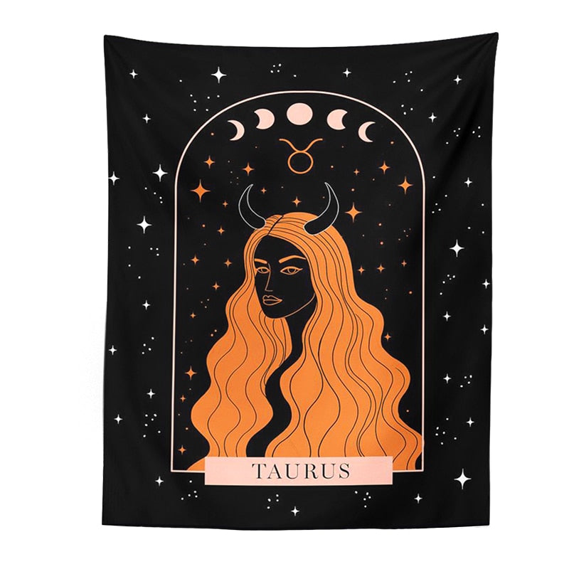 Divine Feminine ASTROLOGY Tapestry