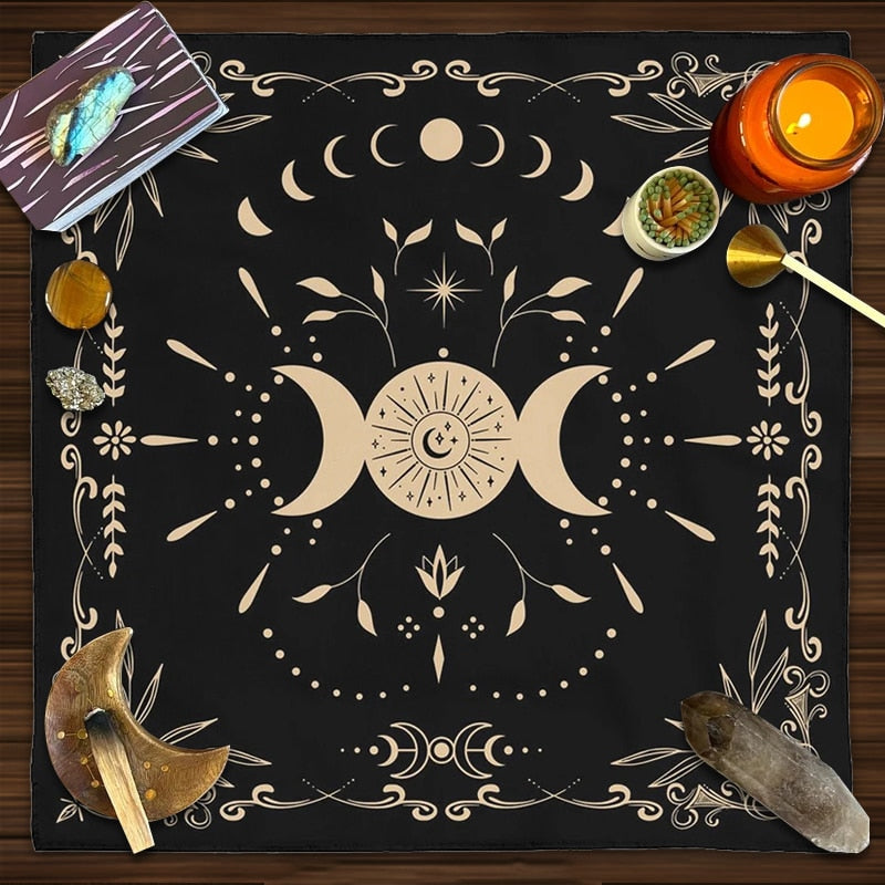 Moon Bandana Tarot Cloth