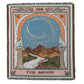 "the moon" tarot - woven blanket.