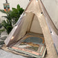 "the moon" tarot - woven blanket.