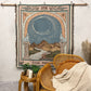 "the moon" tarot - woven blanket.