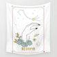 Pink Zodiac Astrology Fabric Poster Tapestry