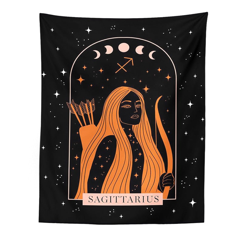 Divine Feminine ASTROLOGY Tapestry