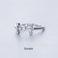 Constellation Zodiac Ring - Cubic Zirconia