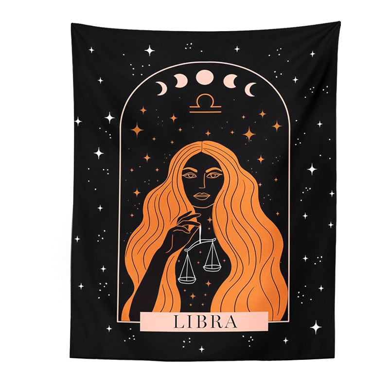 Divine Feminine ASTROLOGY Tapestry
