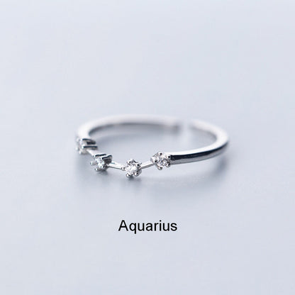 Constellation Zodiac Ring - Cubic Zirconia