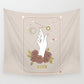 Pink Zodiac Astrology Fabric Poster Tapestry