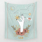 Pink Zodiac Astrology Fabric Poster Tapestry