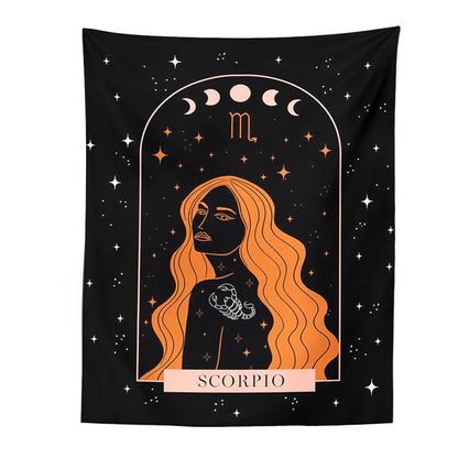 Divine Feminine ASTROLOGY Tapestry