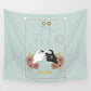 Pink Zodiac Astrology Fabric Poster Tapestry