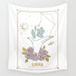 Pink Zodiac Astrology Fabric Poster Tapestry