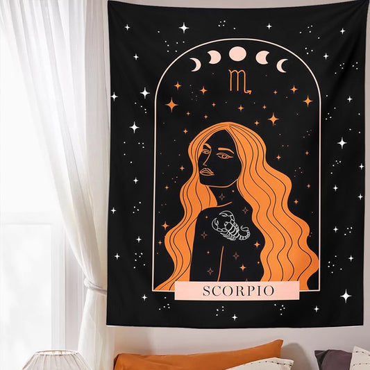 Divine Feminine ASTROLOGY Tapestry