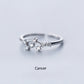 Constellation Zodiac Ring - Cubic Zirconia