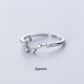 Constellation Zodiac Ring - Cubic Zirconia