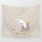 Pink Zodiac Astrology Fabric Poster Tapestry