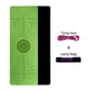 TPE Yoga Mat With Position Line 6mm Non-Slip Double Layer Sports Exercise Pad For Beginner Home Gym Fitness Gymnastics Pilates