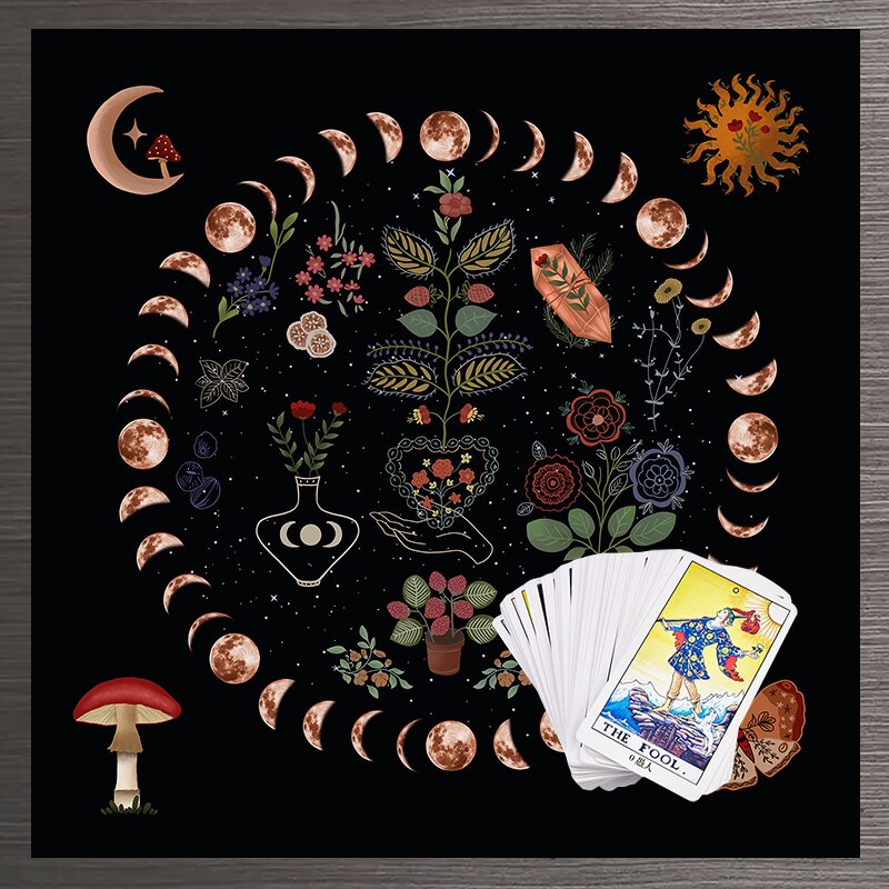 Floral Tarot Cloth