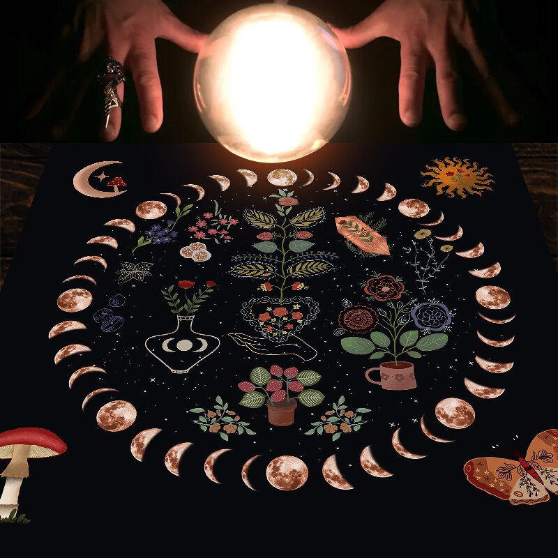 Floral Tarot Cloth