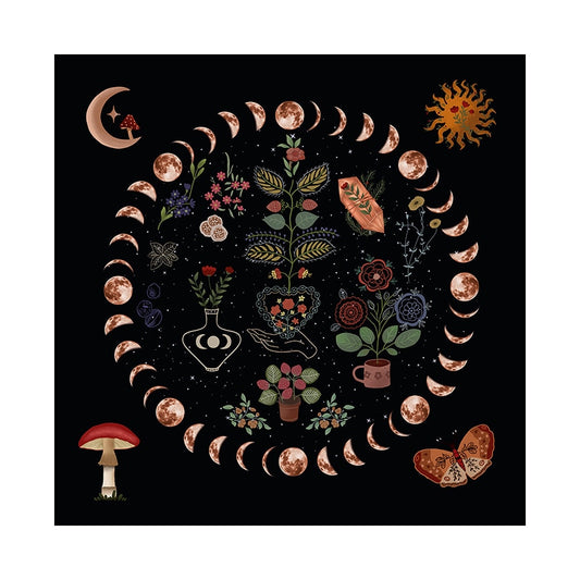 Floral Tarot Cloth