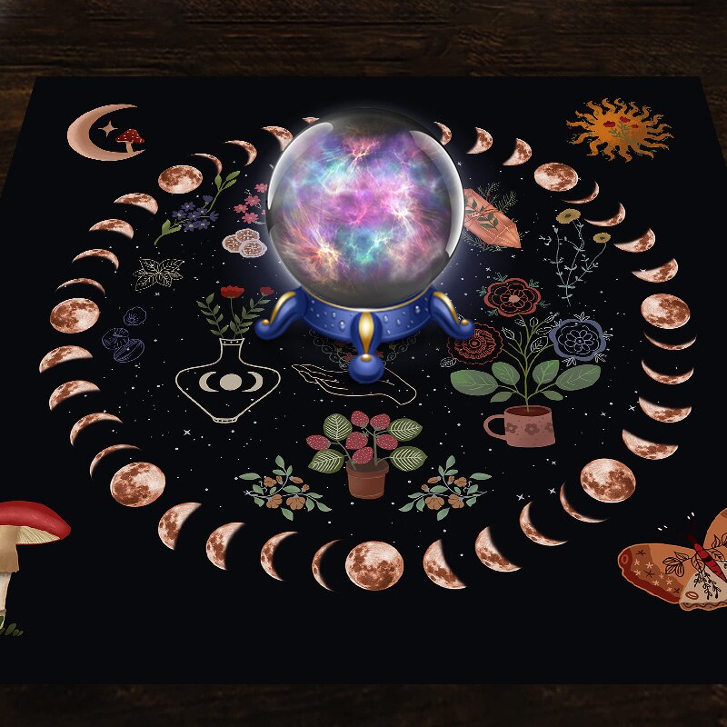 Floral Tarot Cloth