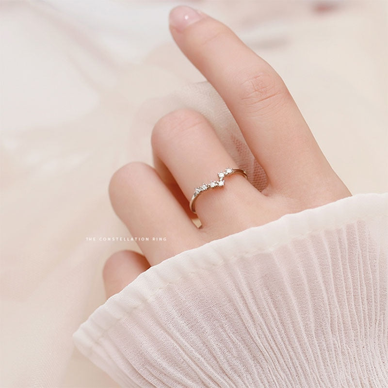 Constellation Zodiac Ring - Cubic Zirconia